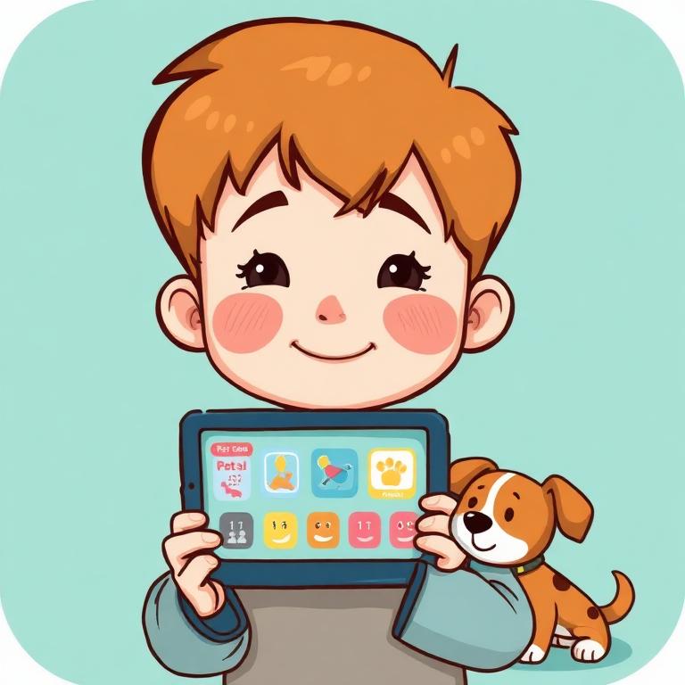 Jordan, age 10, builder of PetPal Planner